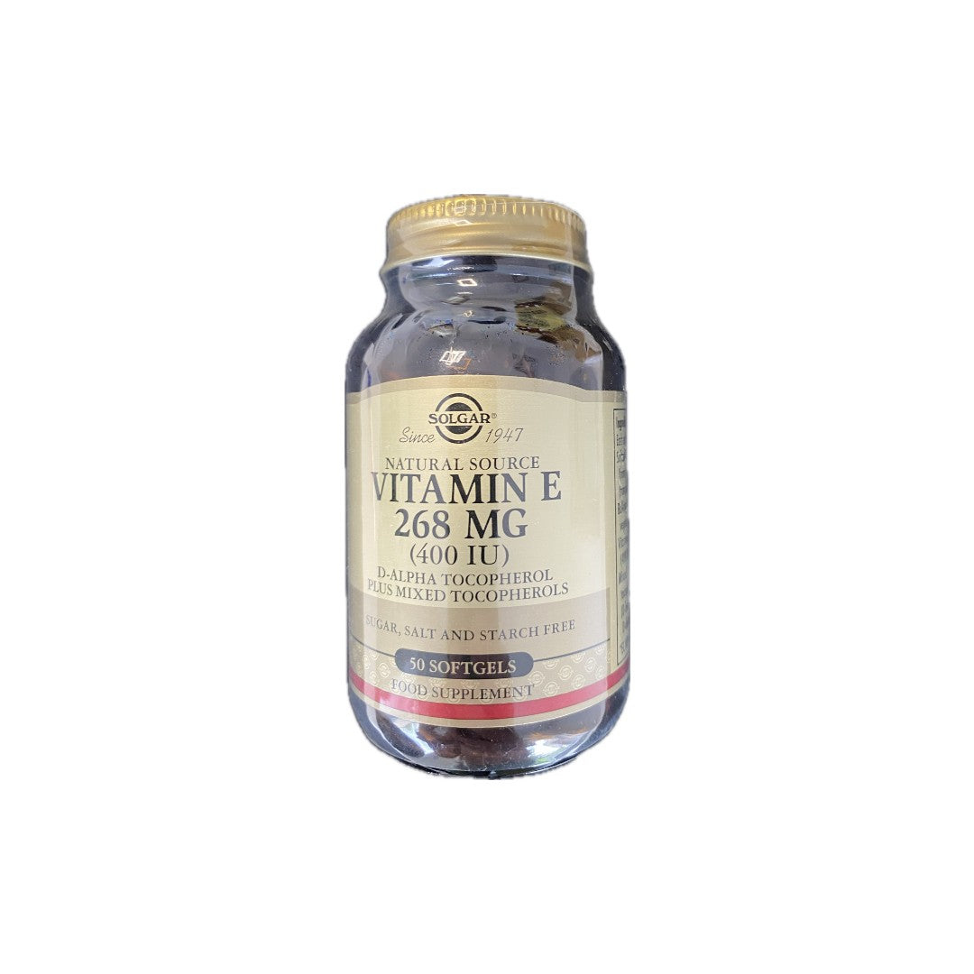 Vitamin E 268 mg (400 IU) 50 Weichkapseln Solgar